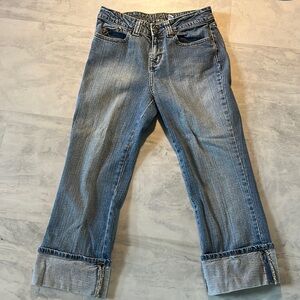 Covington  Capri jeans  medium blue   Wide cuff  ankle pants  Vintage  Size 4